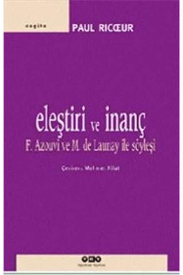 Eleştiri Ve Inanç