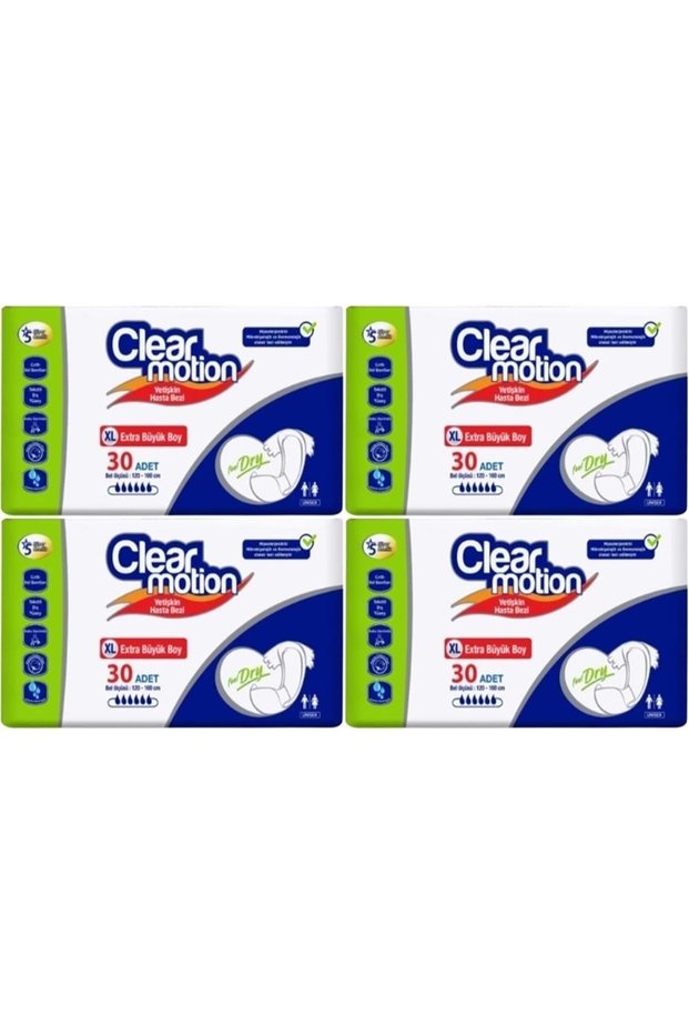 Adult Diapers with Waist Band XL - Extra Large - Extra Large 120 Pieces (4Pk*30)