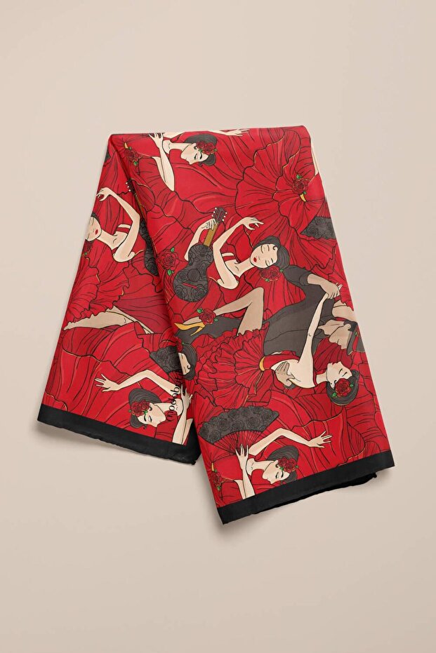 Dans Desenli Bandana - 4