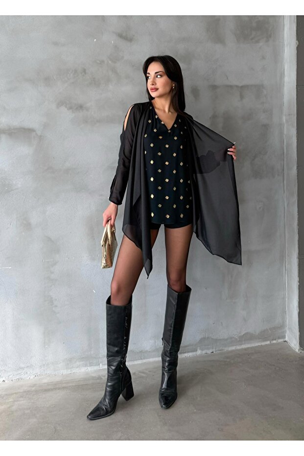 Çift Kat Görünümlü Şık Bluz - 3