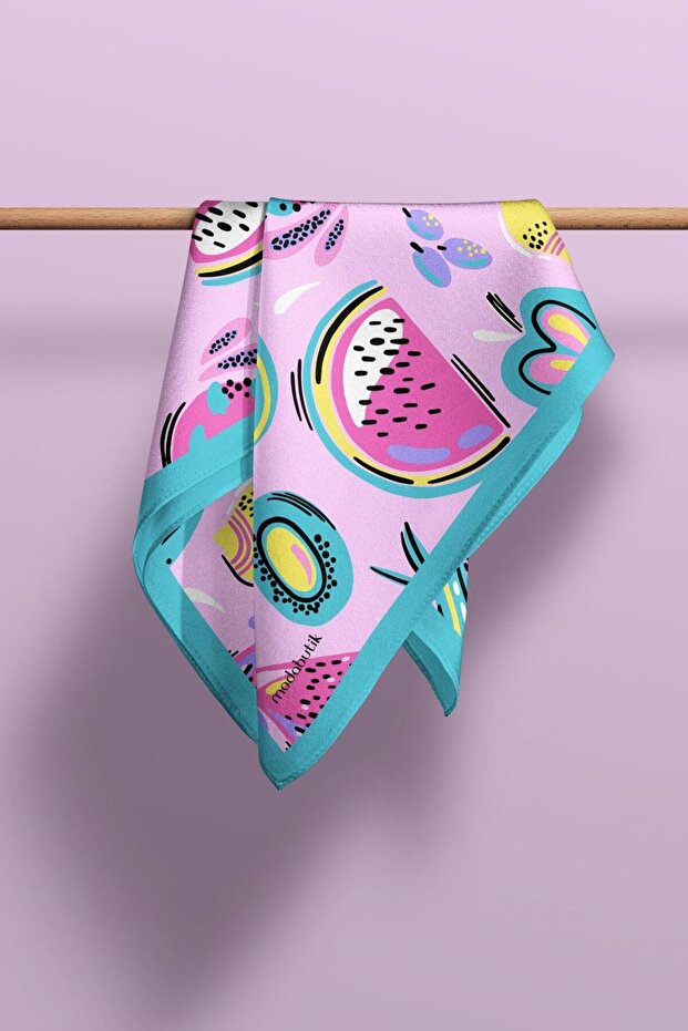 Fruit Patterned Bandana - 3