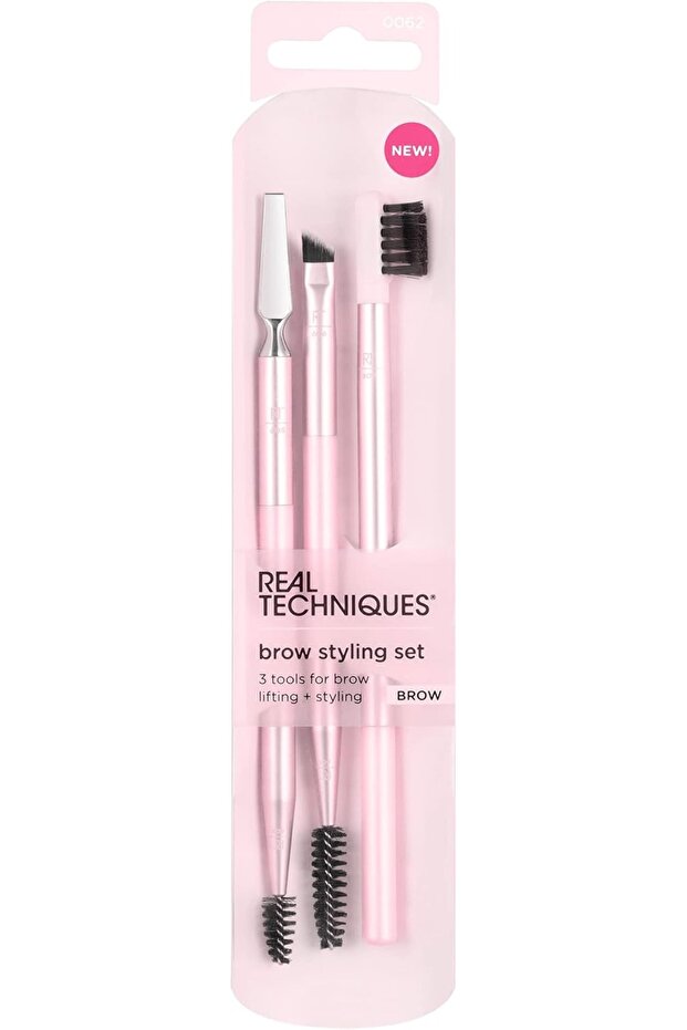 Brow Styling Set, For Lifting and Styling, Fill and Style, Dual-ended, Full Kit for Eyebrows, 3 Pcs