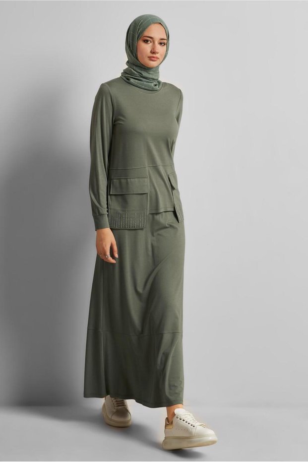 Cep Detail Skirt Suit 45634