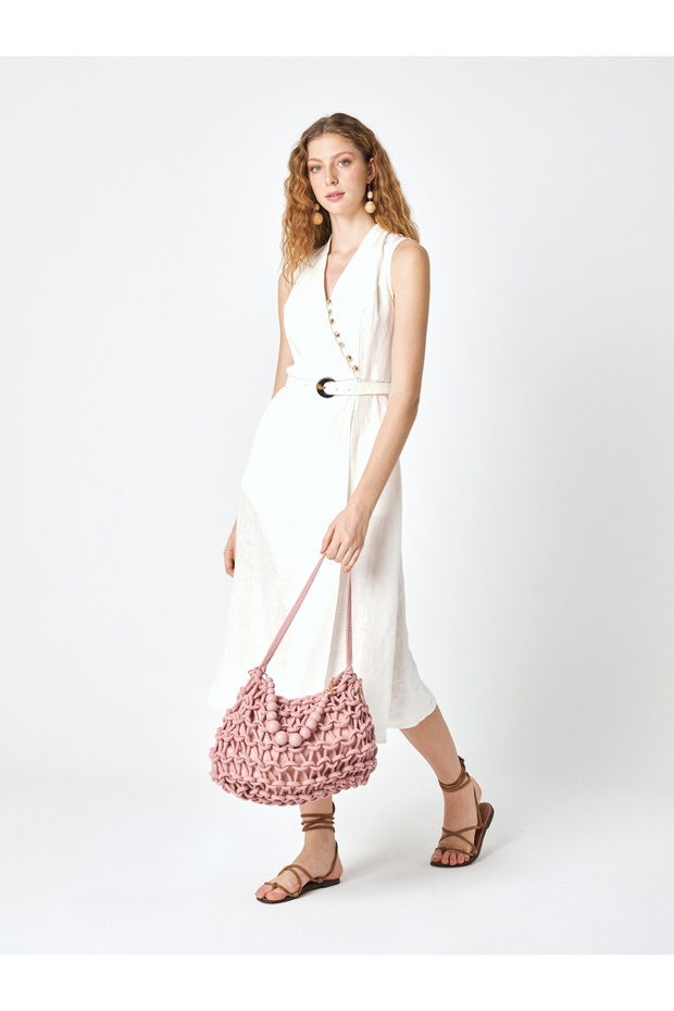 Women's Straw Shoulder Bag 05Pc25Y10025