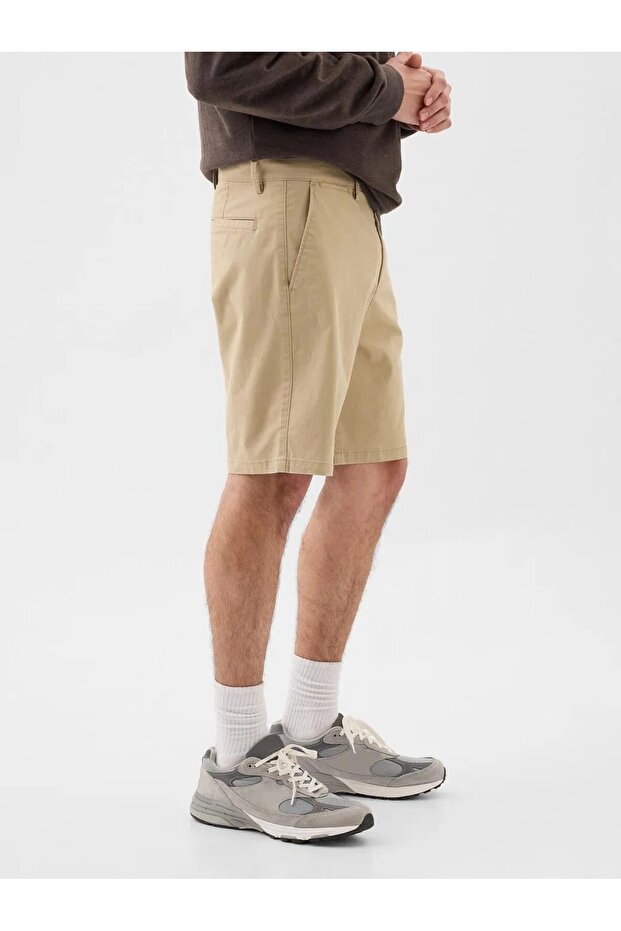 Erkek Bej Essential Şort - 2