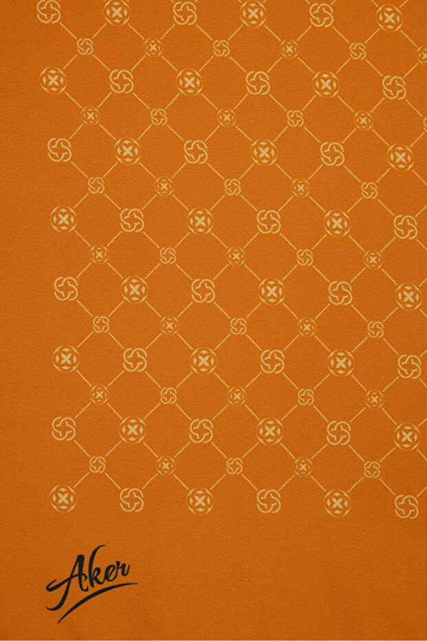 Twill Eşarp - 7857795-963 Turuncu - 2