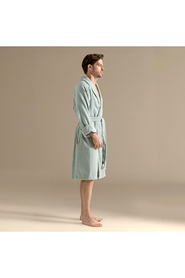 Solid Unisex Bornoz - 6