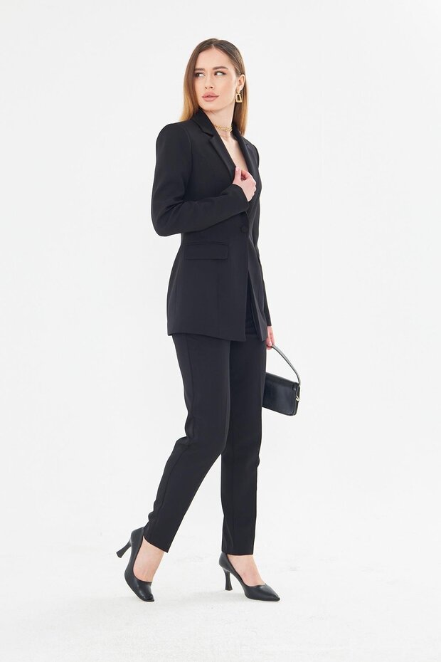 Single Button Classic Set Black - 5