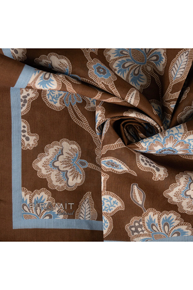 Eșarfă cu model natural - 2