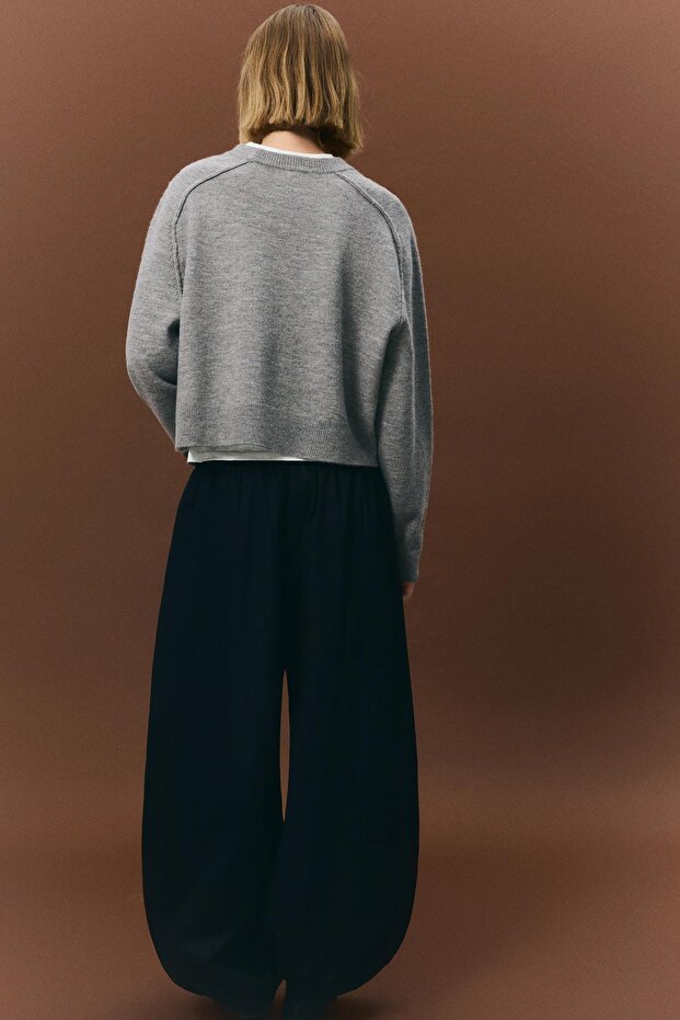 Dikişli triko kazak - 3