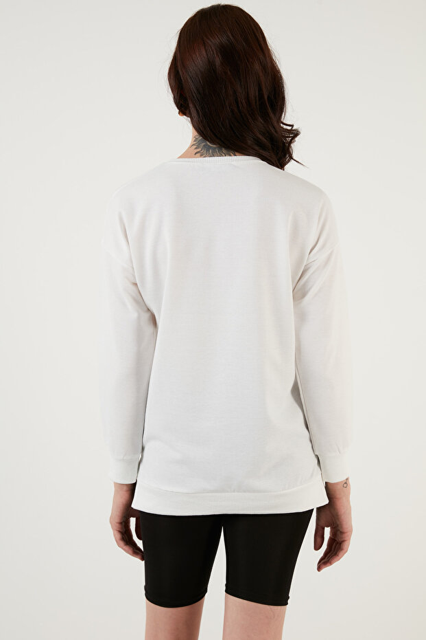 Pamuklu Regular Fit Bisiklet Yaka Basic Sweat SWEAT 5863569 - 6