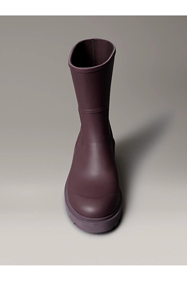 MID RAINBOOT RUBBER Mor Kadın Bot - 4
