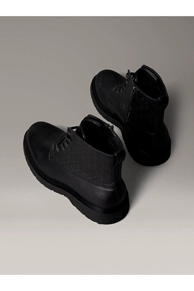 COMBAT ESS LACE UP ZIP BOOT AOP - 3
