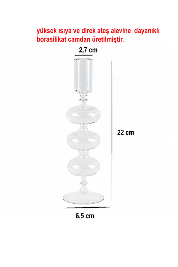 üç boğumlu şamdan - üçlü - 3