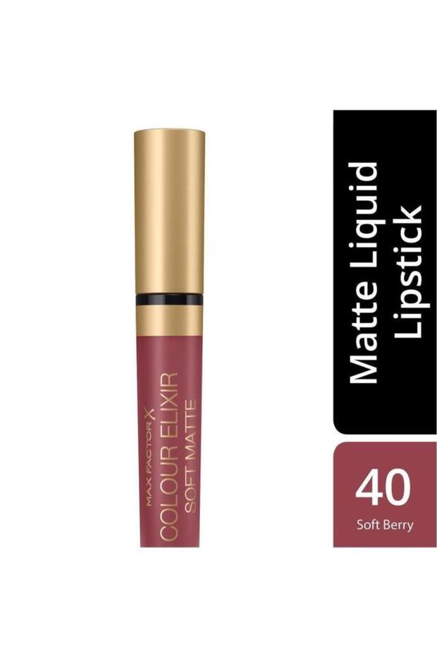 Likit Mat Ruj Color Elixir Matte 040 Soft Berry - 3
