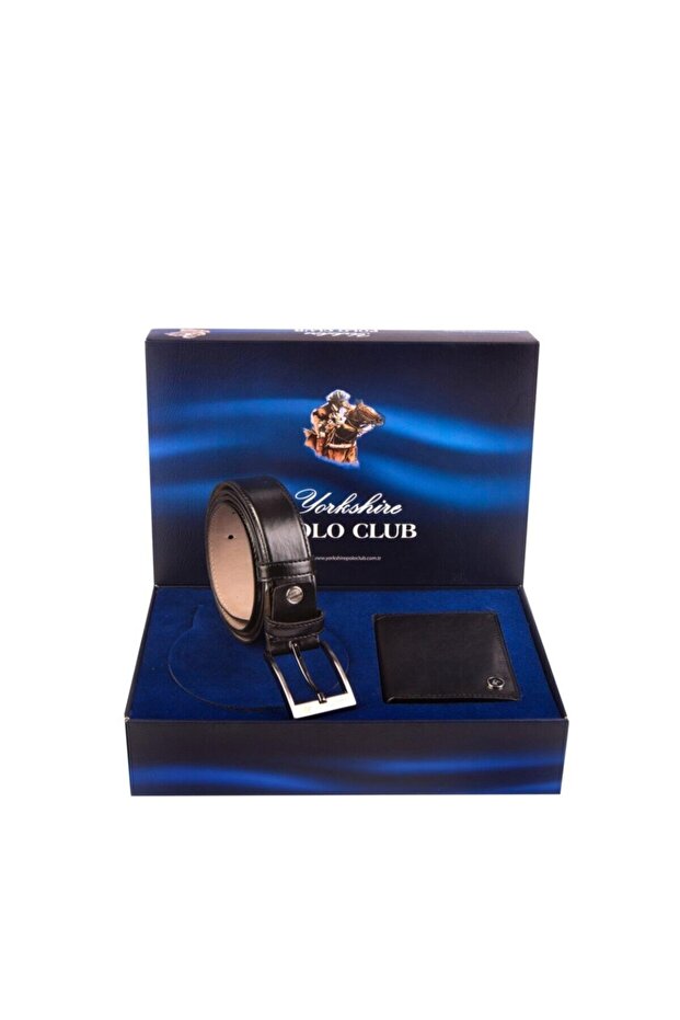 869 Leather Wallet Belt 2-Piece Groom's Dowry Set Suit