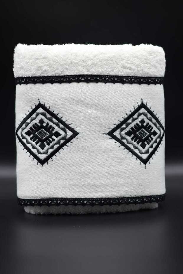 منشفة وجه مزخرفة - 1