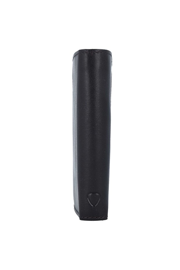 Camden Silverbörse Leder 10 cm - 3