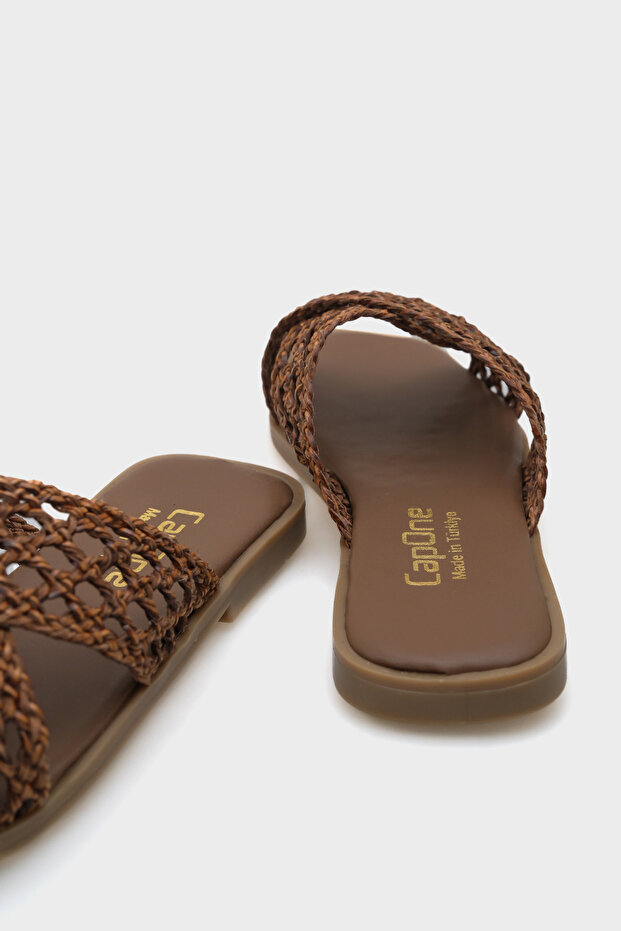 Loree Hasır Kadın Terlik - 5