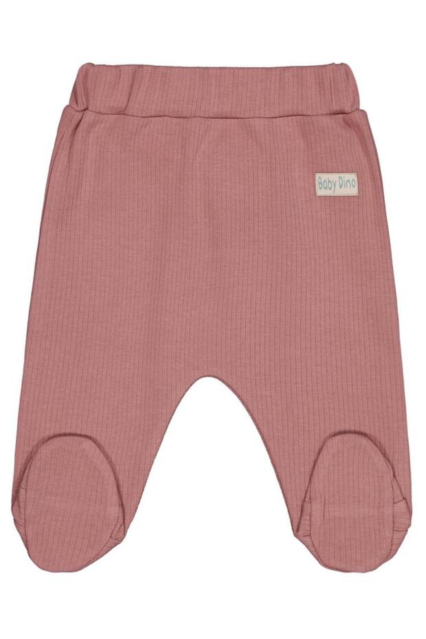 1-9 Months Single Diaper with Ornamental Label - Brown 9-12 Months