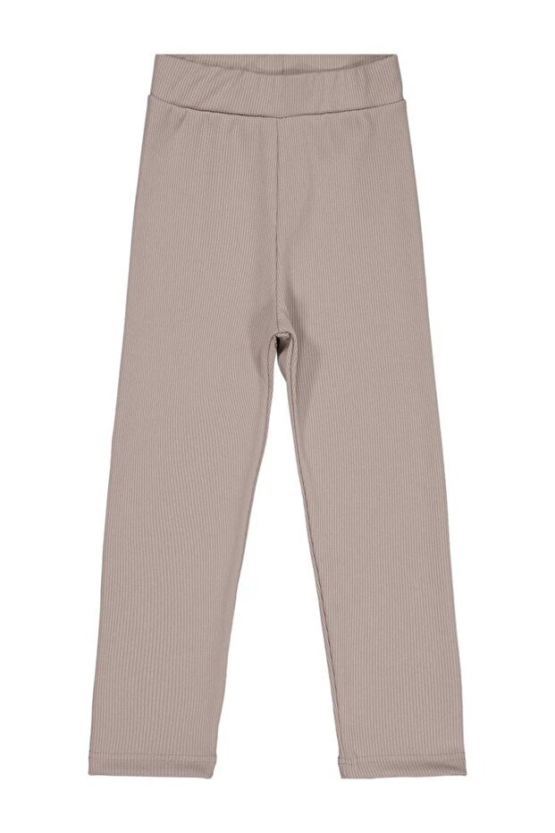 Plain Leggings for 6-9 Years - Beige