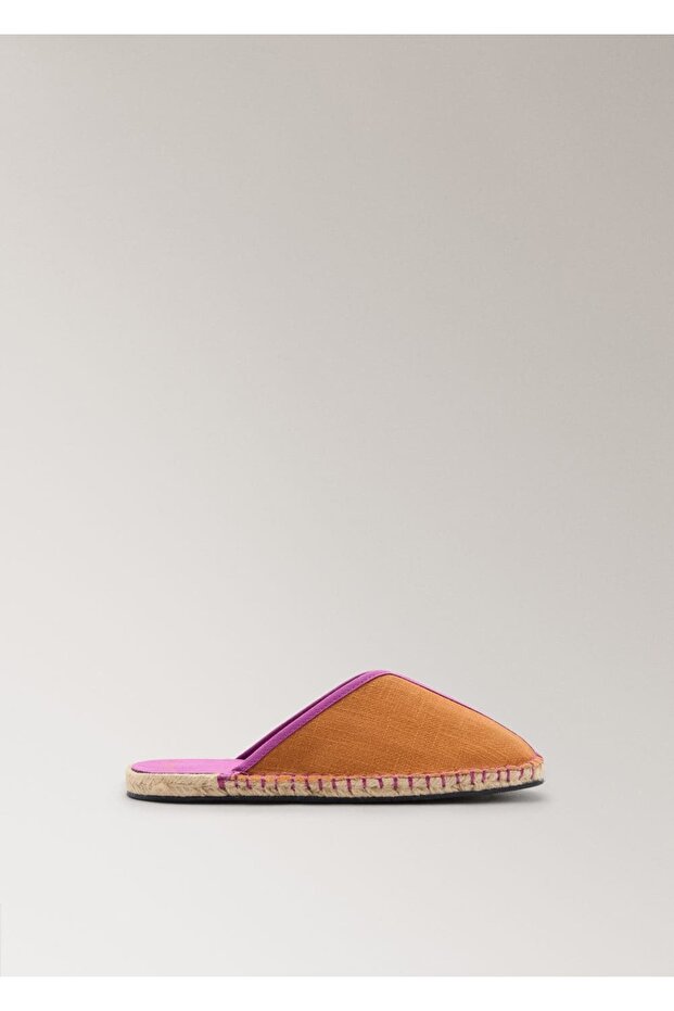 Kontrast detaylı terlik - 2