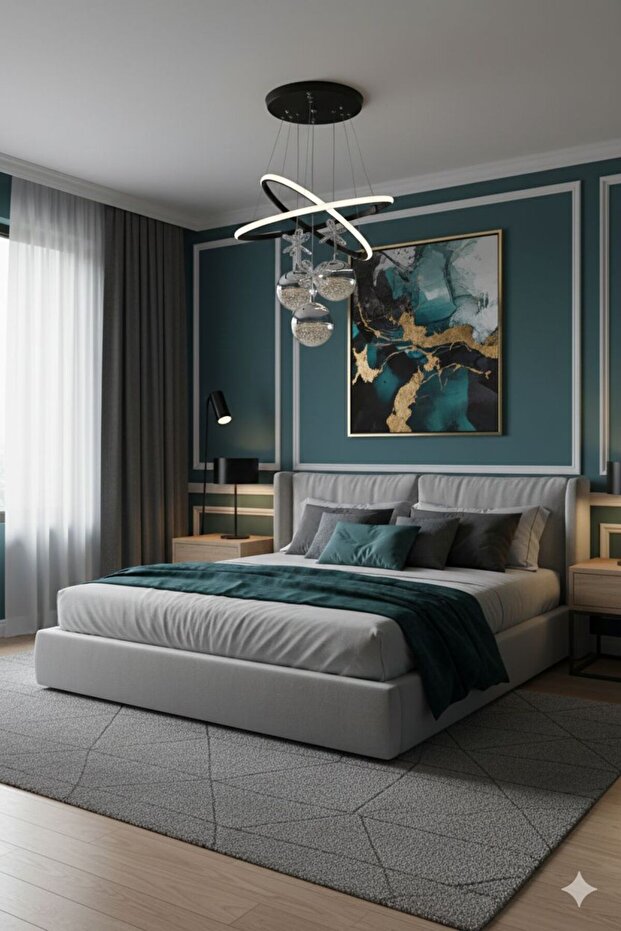 ORKİDE 3 TOP SİYAH AVİZE - 1