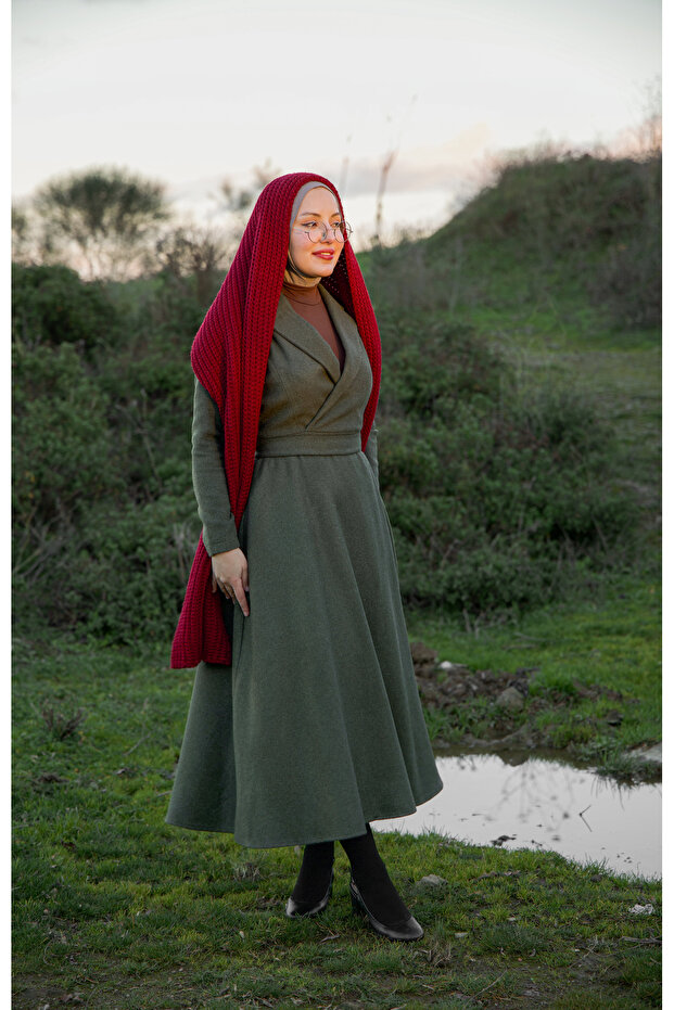 Jacket Collar, Embroidered Dress, Height 140 cm