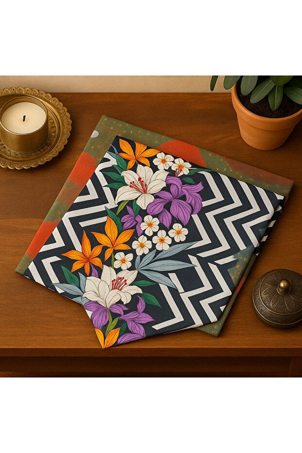 طباعة رقمية زامباك منقوشة - 2