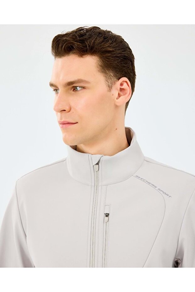 M Softshell Basic Jacket S2520132 Erkek Mont BEJ - 5