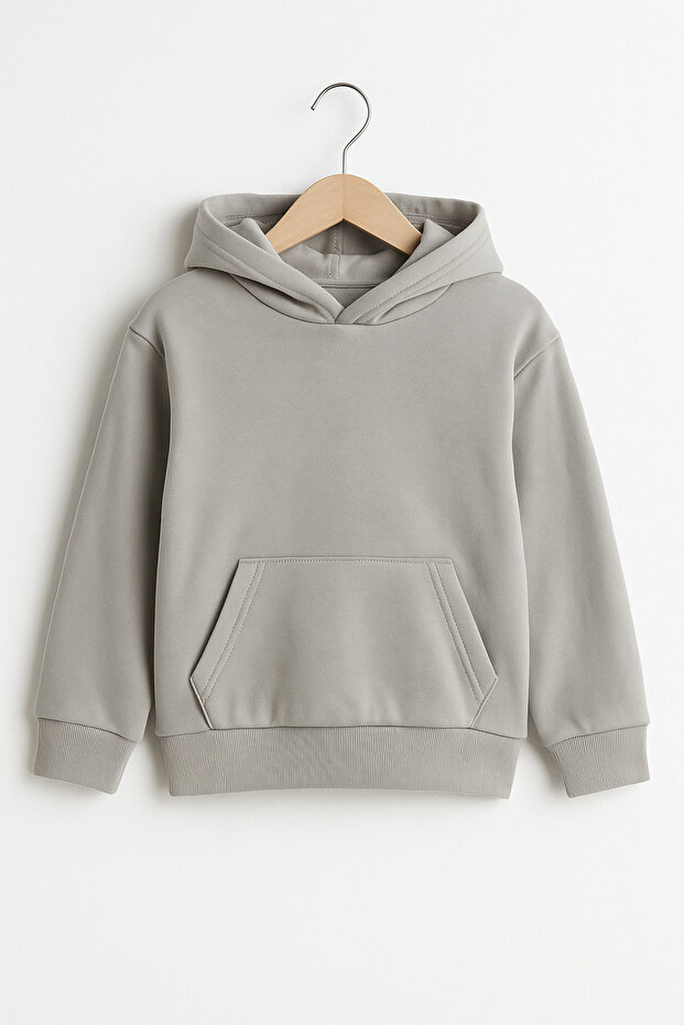 Unisex Kids 2 Thread Woven Fabric Oversize Sweatshirt