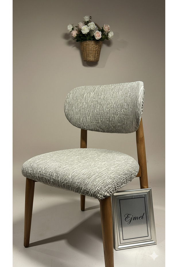 A Kalite Elma Chair Cover Bohemian Chair Cover Flexible Fabric Elastic Model 1 Pack