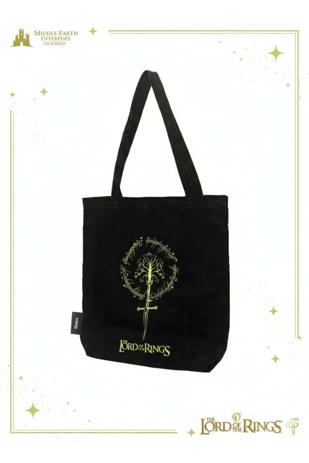 The Lord of the Rings Narsil Tote Bag Gabardine Black - 36 X 34 cm
