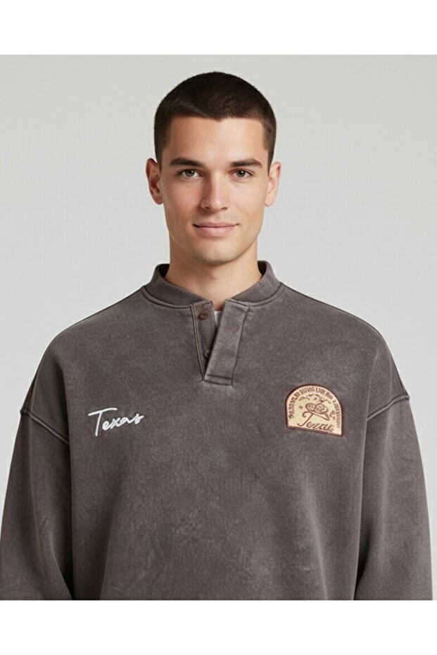 Washable Fleece-Lined Sweatshirt
