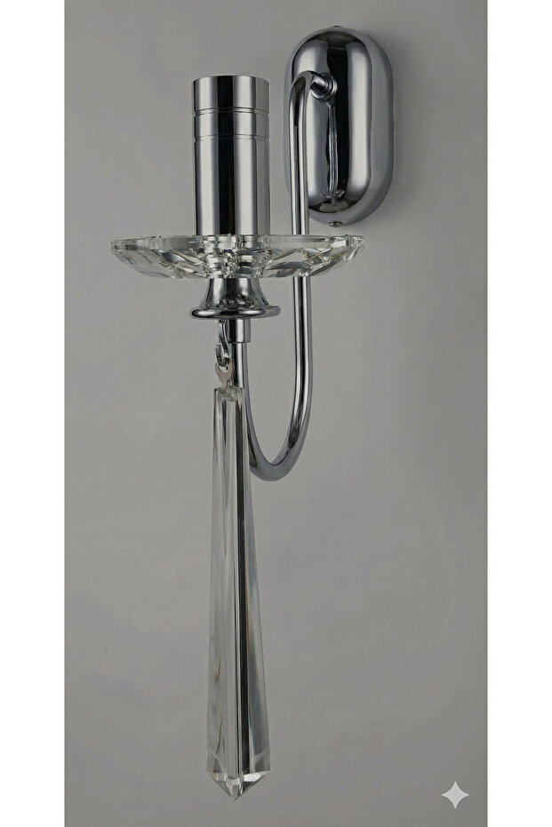 Kontes Tekli Aplik Krom - 2