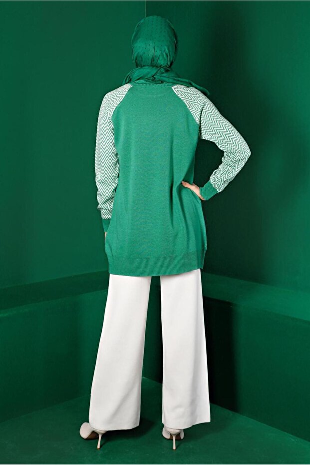 PATTERNED KNIT TUNIC 43173 - 3