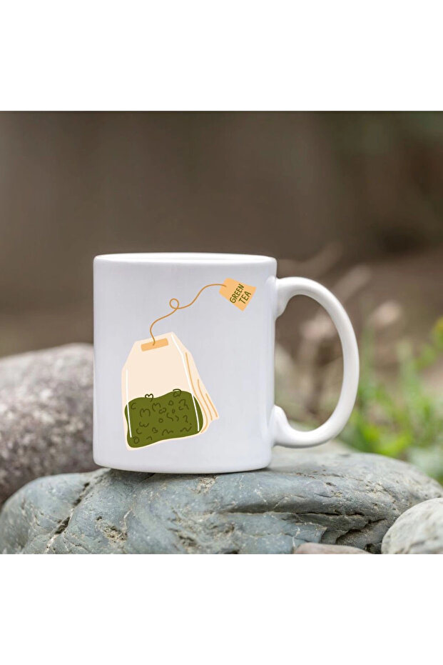 كوب منقوش بالشاي العشبي - 1