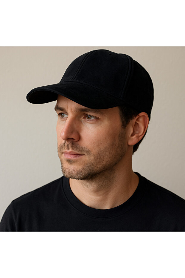 100% Genuine Suede Leather Hat Sports Hat Cap Suede Hat Leather Hat Chamois Adjustable Size