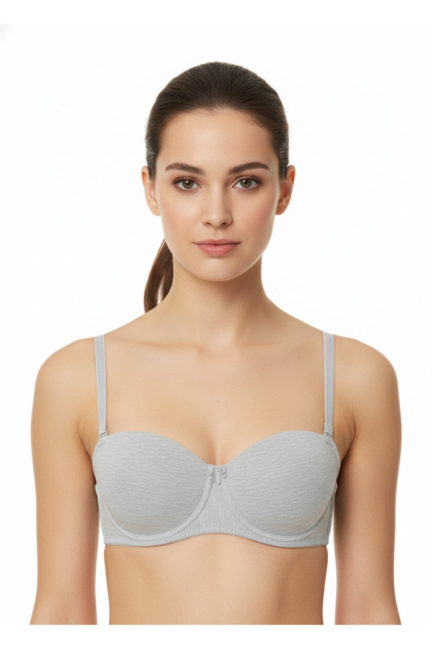 Silicone Supported Strapless Bra