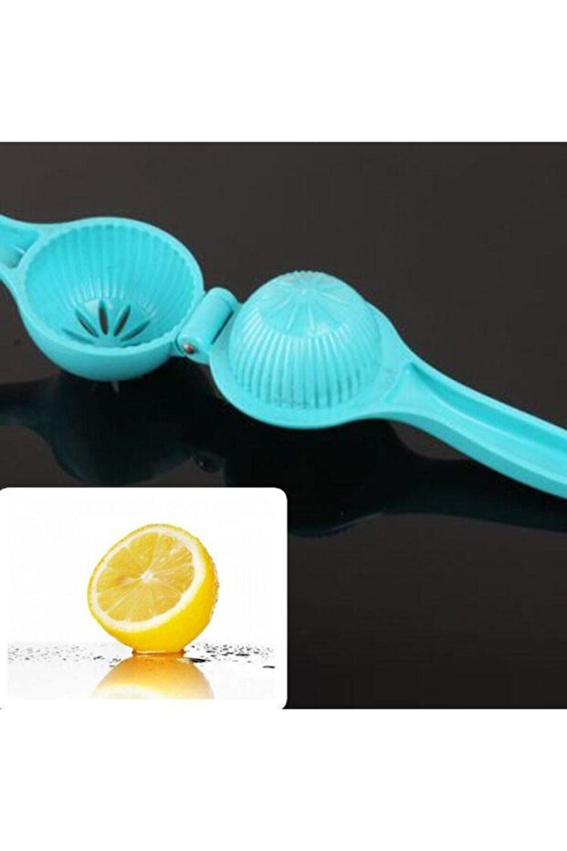 صانع الليمون العملي عصارة الليمون البلاستيكية أداة ضغط الحمضيات الليمون - 7