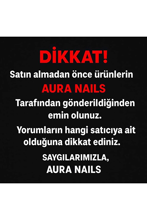 Solid Nail Tips Gel(Clear/Şeffaf)-5g - 6