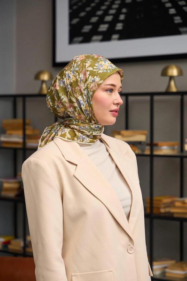 Eșarfă moale Olive Collection Harmony - 1177-03 - 3