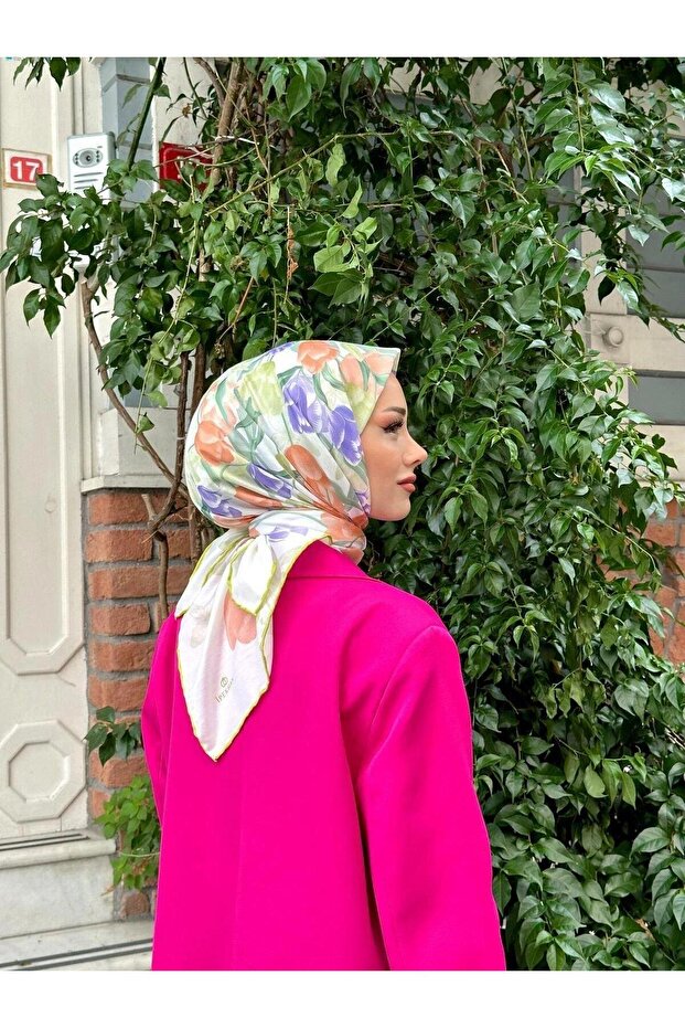 Eșarfă Moale Pera Roz deschis 1148-07 - 2