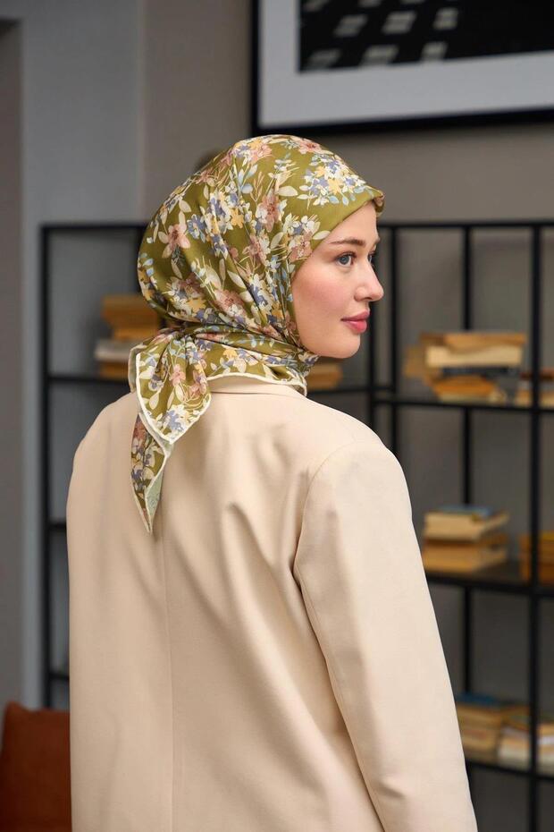 Eșarfă moale Olive Collection Harmony - 1177-03 - 4