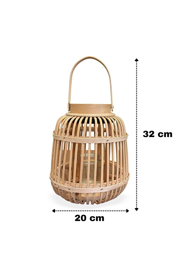 Bambu Lantern - Natürel - 3