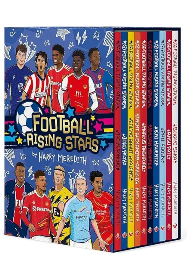 Football Rising Stars By Harry Meredith 10 Books Box Set - Ages 7-9 - Paperback