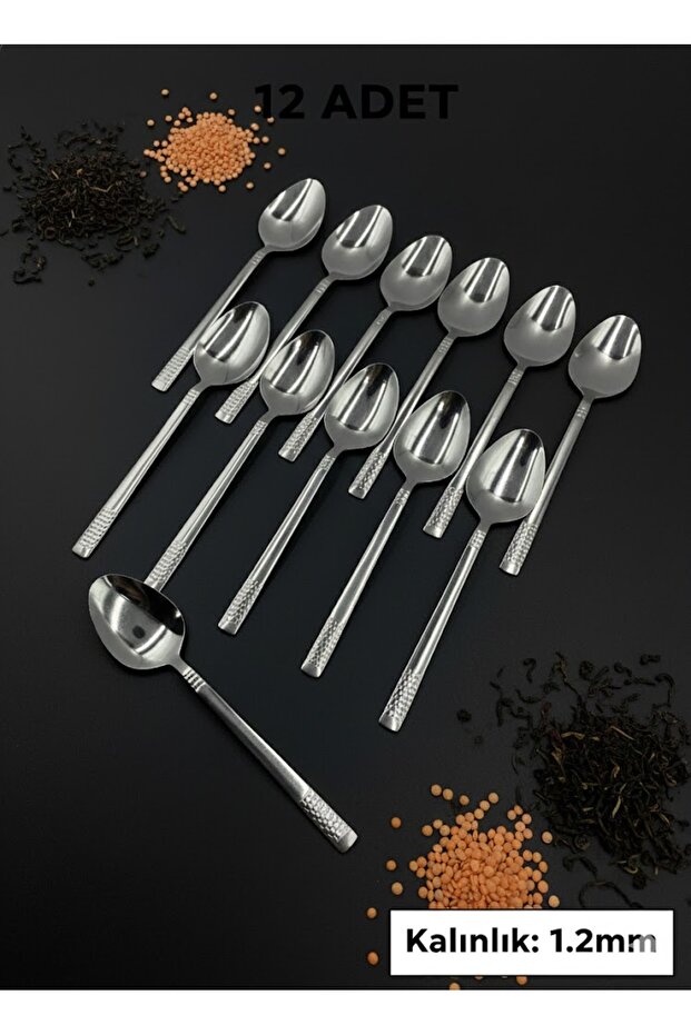 HASIR MODEL TATLI KAŞIĞI 12 ADET - 2