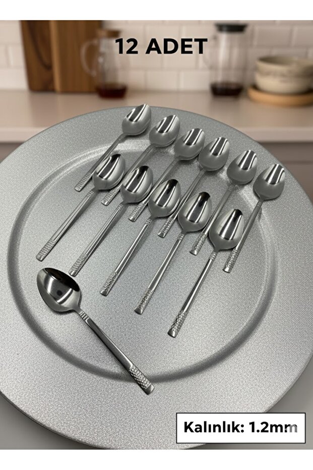 HASIR MODEL TATLI KAŞIĞI 12 ADET - 3