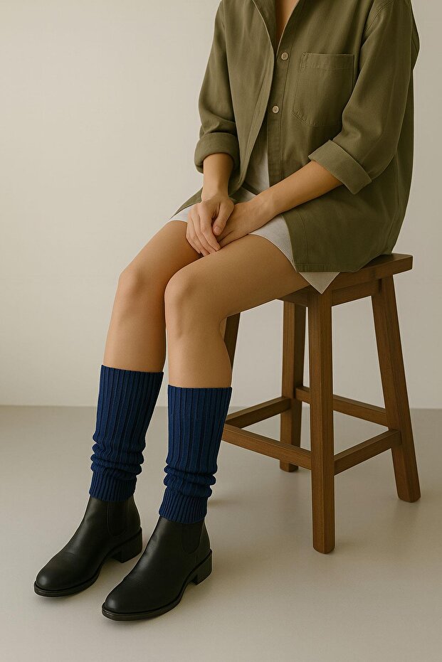 Basic Kalın Pamuk İçerikli Tozluk - 3