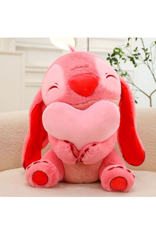 Adorable Pink Plush with Heart – Soft Cuddly Toy 55cm